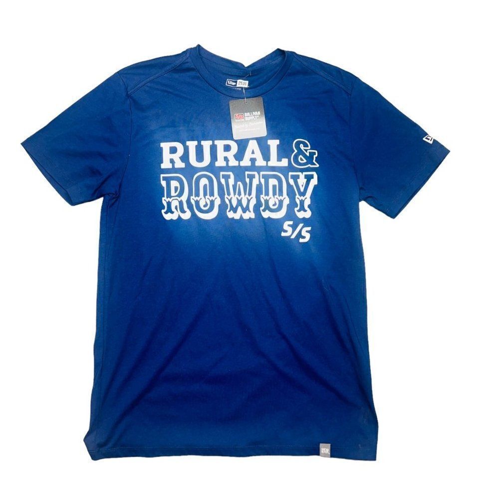 New Era‎ X Sullivan Supply Rural & Rowdy T-Shirt Navy Blue Men's Medium (M)